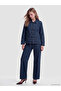 Esvab • Modern & Distinctive Shirt Roba Collar Ornament Buttoned Women's Jean Jacket - 2