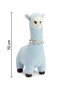 Blue Plush Llama 70 Cm; Cute and Comfortable Sleeping Pillow and Hugging Companion Decorative Toy - 2