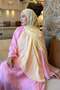 Cc Pattern Aura Cotton Jacquard Shawl Yellow - 4