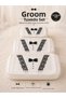 Zerafet Series 3-Piece Groom Figure French Guipure Dowry Box Set 60X40 50X40 40X30 cm