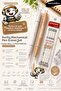 White and Orange Purity Mechanical Pencil Eraser Set 3.8 mm – 2 Eraser Pens + 3 Eraser Refills - 2