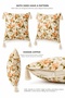 Botanika Series Rosa Tassel Throw Pillow Cover - 3