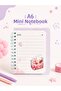 A6 Mini Notepad Kawaii Rabbit Pattern Spiral Notebook - 2