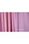 Saten Fonluk Pi̇lesi̇ze Pink Color Single Wing Background Curtain Width 200 cm Length 260 cm - 2