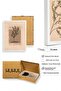 Wooden Framed 3-Piece Modern Painting - Living Room Wall Decoration Huhu260 - Three-Piece Painting Set White Frame - 2