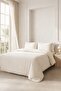 Embroidered Ecru Double Bedspread Set 1 Piece 250X230/2 Pieces 50X70 - 5