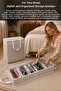7-Piece Suitcase Organizer Set - Striped Travel Bag Organizer Bag Organizer Gray - 4