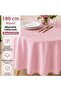 180 cm Round Fiber Lined Wipeable Oilcloth Tablecloth - 2