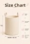 Teddy Bear Rabbit Rainbow Printed Toy Basket 50X40 cm Baby and Children's Room Cream Felt Organizer Basket - 3