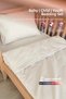 100% Cotton Poplin Baby Duvet Cover Set 3 Pieces Duvet Cover Set with Elastic Sheet 60X120 - 3