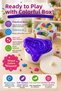 Slime Play Gel Glittery Mixed Color Stretch Dough Educational Sensory Play Motor Skill Development Toy - 8