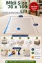 Midi Size Vacuum Storage Bag 70X100 cm 1 Piece Double Lock Vacuum Bag for Bedding and Towel Storage - 8