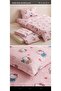 Hello Kty Ranforce Cotton Fabric Baby Elastic Sheet and Pillowcase Set (70 X 140 Elastic Sheet, 35X45 Pillowcase) Pink - 3