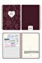 2026-2027 A5 Spiral-Bound Academic Weekly Planner 16 Months - Burgundy - 7