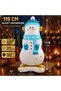Vip High Quality Giant 119 cm Snowman Foil Balloon Christmas Tree Balloon Snowman Christmas Balloon - 3