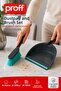 Brush and Dustpan Set with Rubber Tips, Practical Mini Hand Vacuum Cleaner and Dustpan Set - 3