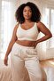 Stone Seamless Laser Cut Invisible/Ghost Wire-Free Covered Bralette Plus Size Bra Tbbss26Cw00019
