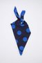 Blue Polka Dot 70*70 cm Single Women's Scarf Takss26Fu00023 - 4