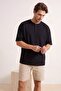 Stone Waist Elasticized Linen Look Shorts & Bermuda Tmnss26Sr00009 - 2