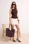 Brown Heart Accessory Detailed Blouse Twoss26Bz00547