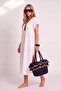 Ekru Dokuma Maxi Cut Out Detaylı Plaj Elbisesi TBESS26LE00013