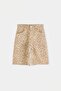 Brown Girls' Printed Knee Length Denim Shorts & Bermuda Tkdss26Sr00035 - 7