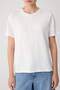 Ekru Düz Regular Bisiklet Yaka Standart Kol Kısa Tok %100 Pamuk Örme T-Shirt TWOSS26TS00318 - 3