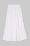 Beige Layered Muslin Long Skirt Tdrss26Et00038 - 7