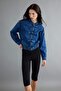 Mavi Düğme ve Lastik Bel Detaylı Denim Ceket TWOAW27CE00005 - 6