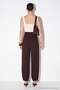 Brown High Waist Relax Knitted Trousers Tdrss26Pl00064 - 4
