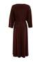 Brown A-Line/A Bell-Shaped Knitted Tie-Up Detail Batwing Sleeve Hijab Dress Tctaw27Eb00025 - 7