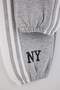 Gray Boy's Plain/Basic Jogger Thick Non-Embossed Sweatpants Tkdaw27Ea00012 - 9