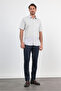 Purple Hard Collar Short Sleeve Pocket Comfort Fit Cotton Shirt 1004260258 - 2