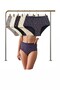 Patterned High Waist Women's Panties Mixed Colors 5 Pieces - 5