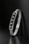 Stainless Steel Men's Bracelet with Hematite Stone Modern Design Woven Chain Stylish and Durable Bracelet - 5