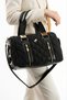 justpolo women's cylinder model hand and shoulder bag - 4