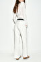 Premium Vento Mid Waist Wide Leg Woven Trousers