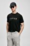 111020280 Oscar Modern Graphic T- Shirt Tshirt Men t Shirt Black
