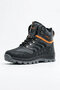 Men's Black Orange Watertight Waterproof Trekking Fur Zippered Boots 8075