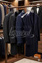 Business Class 3 Pieces 44 cm Plexiglass Transparent Gold Hook Men's Suit Hanger Coat Jacket Hanger - 6