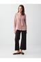 Pink Straight Cut Halter Neck Woven Shirt - 2