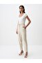 High Waist Elasticized Linen Pants - 2