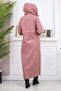 Front Tie Kachet Coat Dusty Rose 19169 - 4