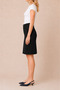 High Waist Denim Skirt for Women – Midi Length Denim Skirt with Back Slit, Casual & Office Stylish - 8