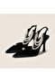 Alison Black Pearl Detailed Heeled Shoes - 3