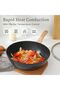 16-Piece Non-Stick Pots and Pans Set,Rapid Even Heating,Durable Bakelite Cookware - 7