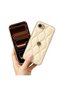 Apple iPhone 17E Compatible Case Camellia Leather Case Beige - 3