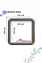 Punch Embroidery Starter Kit / 20X20 cm Combination with Needle/Thread and Hoop (with Case as a Gift) - 2