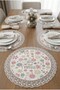 New Year's Gift Luxurious Lace Supla Set - American Service for 6 People with Snowflake Figures - 2