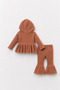 Hand-Knitted Detailed Top and Bottom 2-Piece Baby Set - 3